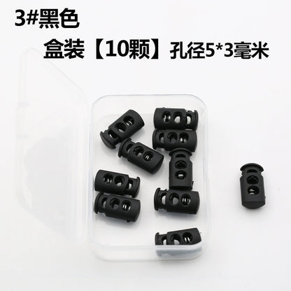 3534★ Nueva hebilla de ajuste de campana colgante de plástico, hebilla de resorte, hebilla de ajuste elástico, hebilla de cuerda, hebilla de cuerda pasante, hebilla de nariz de cerdo, chaqueta de plumas