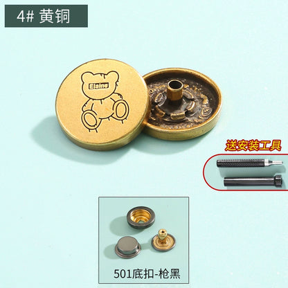 3410★ Boutons pression haut de gamme sans couture pour vêtements pour femmes, boutons mère et enfant, boutons quatre en un, boutons de doudoune, boutons boutons, boutons cachés invisibles.
