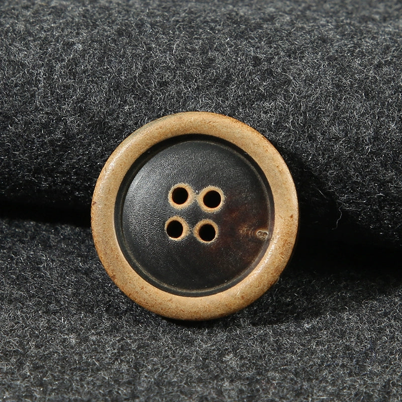 3421★  Real horn buttons for men's and women's suits, suits, buttons, pants, round high-end button accessories, clothes, coats, decoration