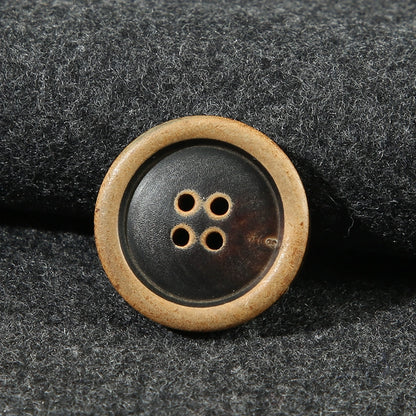 3421★  Real horn buttons for men's and women's suits, suits, buttons, pants, round high-end button accessories, clothes, coats, decoration