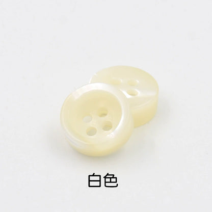 3351★  Four-eye shirt button round tower snail shell button shirt button handmade wool sweater T-shirt cardigan button button button button