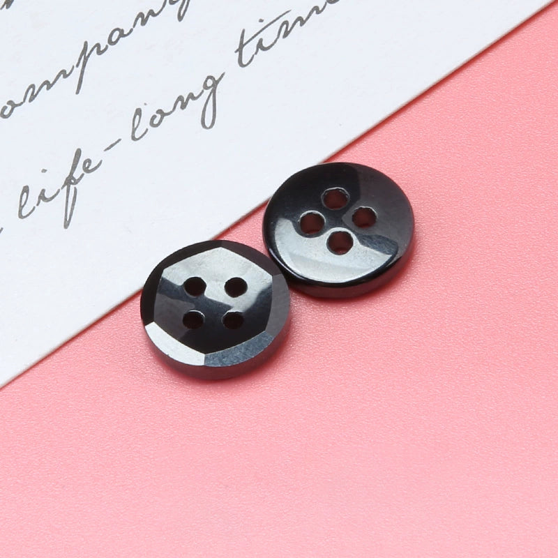 3382★  Round four-eye ceramic button men's and women's shirts knitted sweaters high-end small buttons children's clothes button versatile accessories