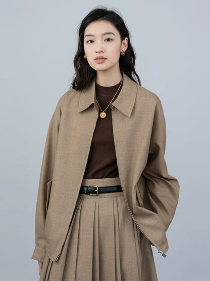 [Especial por tiempo limitado] Traje de sal y dulce "británico retro ligero", falda de traje + chaqueta americana de otoño 