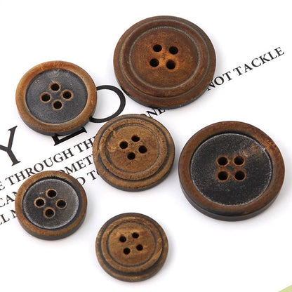 3426★ Botones decorativos de abrigo redondo para ropa de hombre y mujer, moda versátil, gabardina, suéter, chaqueta, accesorios con botones