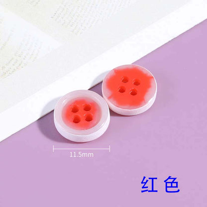 3339★  Resin shirt shirt men's and women's two-color buttons high-end clothes decorative buttons chiffon top small dress buttons