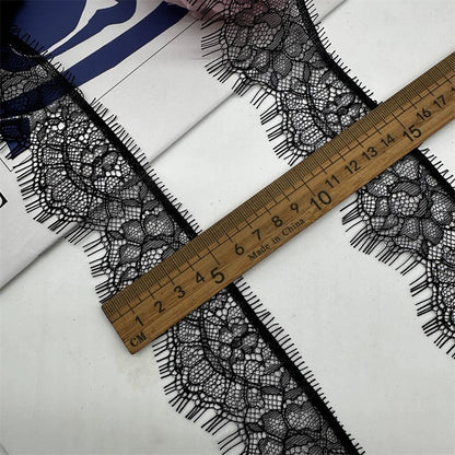 3777 ancho 4-5cm exquisito encaje de pestañas pequeñas DIY tela hecha a mano ropa interior falda cuello accesorios decorativos