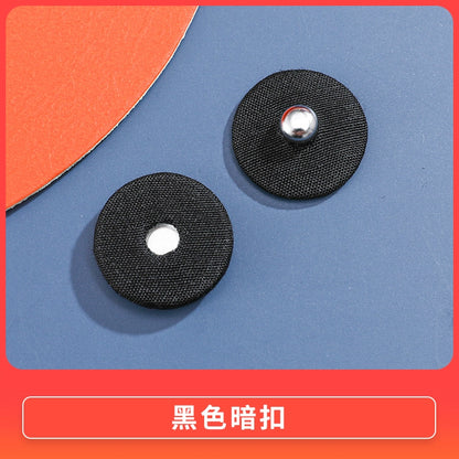 3470★ Botón de tela de color nuevo, botón a presión de metal, botón oculto, botón anti-luz para niños y madres, botón de ropa grande para mujeres, botón de botón.