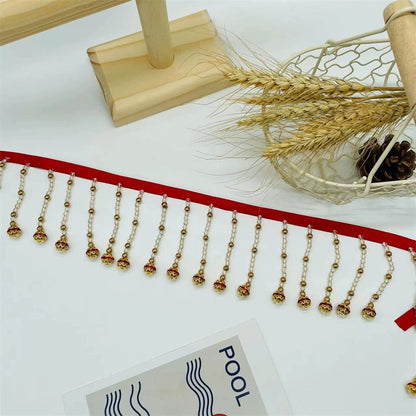 3728 7,5 cm de ancho, accesorios de encaje con flecos para industria pesada, cortinas hechas a mano, ropa de boda, lámpara de escritorio, decoración de ropa