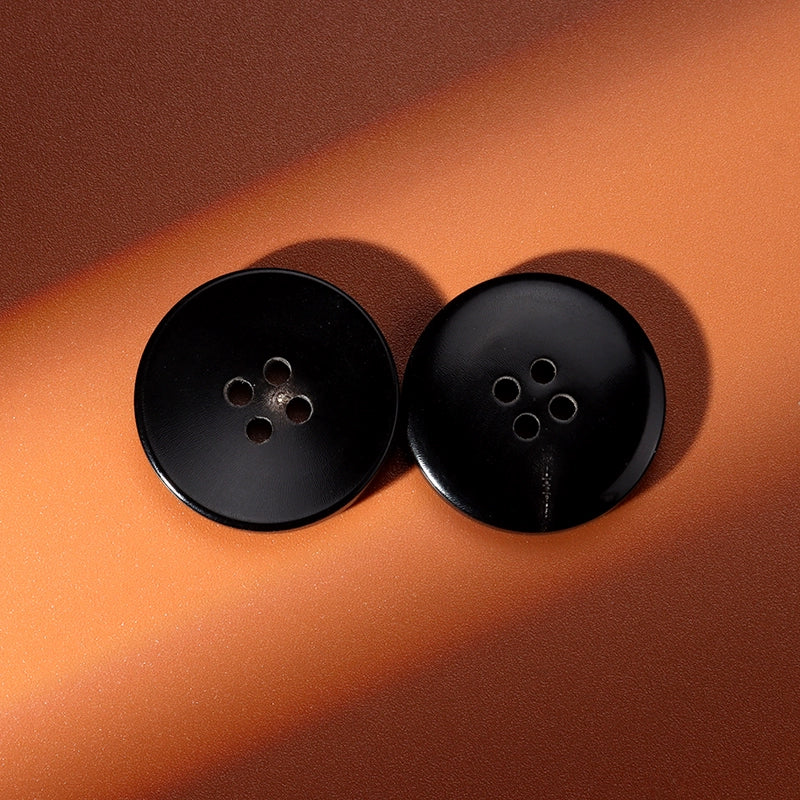 3287★  Natural horn button top jacket four-eye round button suit coat decorative accessories clothing accessories buttons