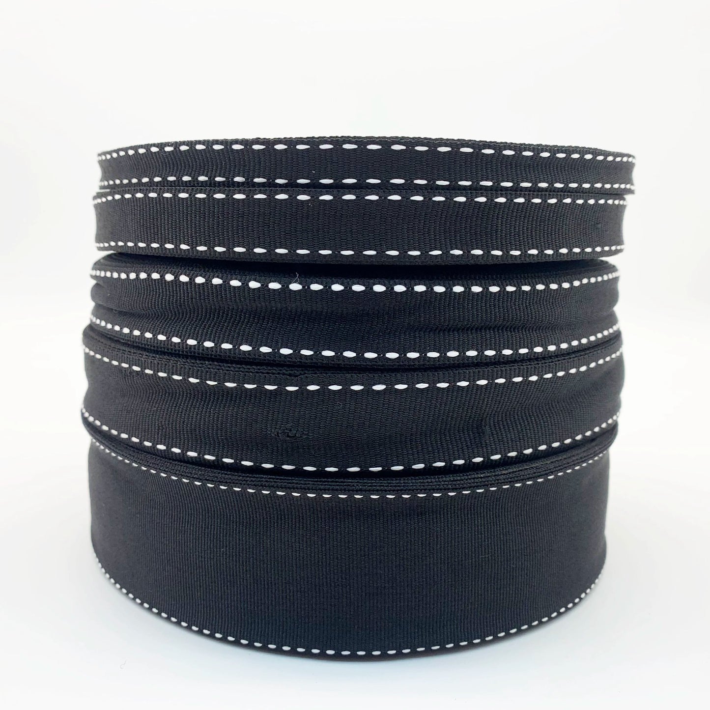 3862 Punto 0,7 cm-4 cm, cinta jacquard negra, cinta de punto de salto blanca, ribete en el borde del pantalón, tira lateral, accesorios de ropa