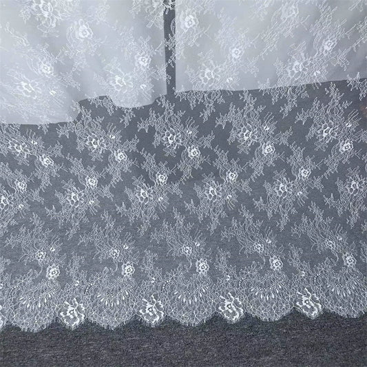 3748 Precio de tres metros de ancho 1,5 metros de encaje accesorios de encaje, ropa de bricolaje hecha a mano cortinas de boda telas de decoración de boda