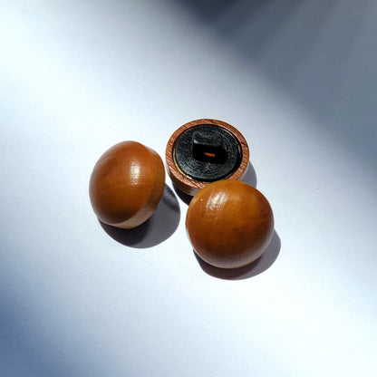 3342★  Natural wood bamboo button wood button button shirt cardigan decorative fashion men's and women's hair handmade DIY clothes buttons