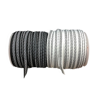 3870 Spot 1cm papel de color impresión accesorios de cincha tira de presión del borde del cuello trasero ropa de estilo étnico tira lateral tira de ribete