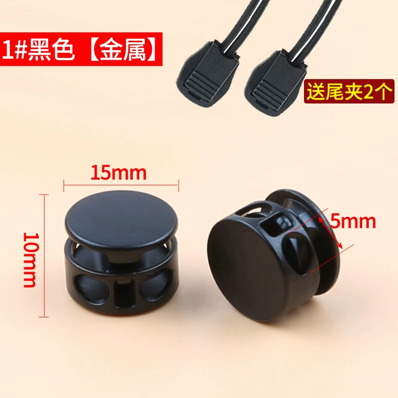 3535★ Botón de hebilla de resorte de metal para pantalones, hebilla de ajuste de banda elástica, cuerda de tope, botón de nariz de cerdo, botón de cierre de pie para pantalones de suéter