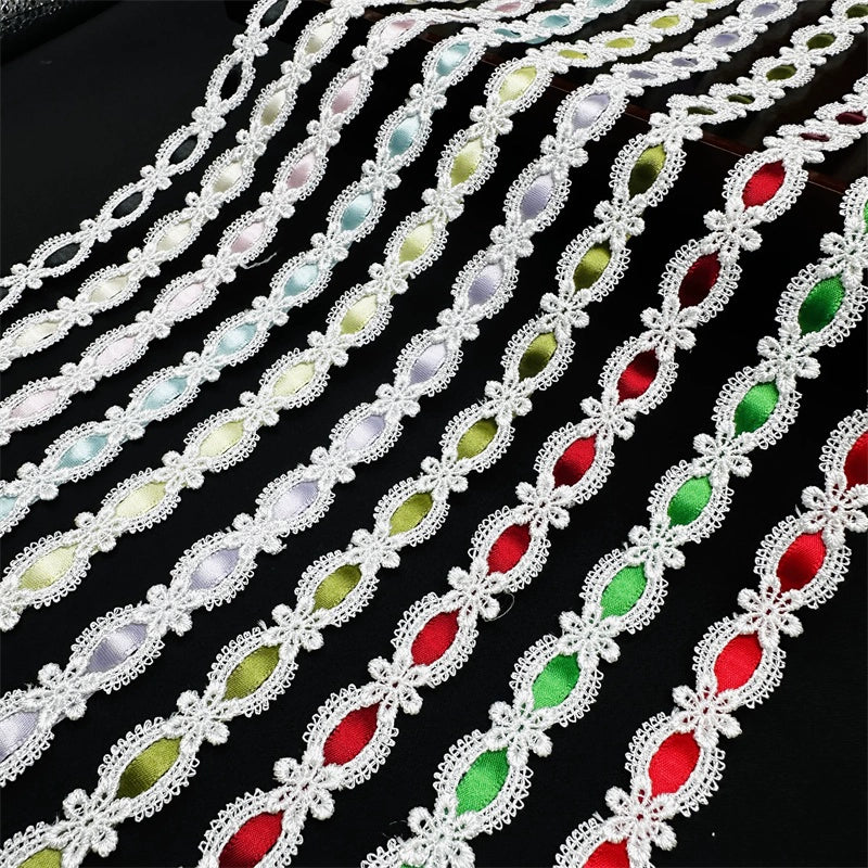 3550★ Ancho 1,8 cm Nueva cinta hueca de encaje DIY hecha a mano Lolita falda accesorios de decoración de ropa