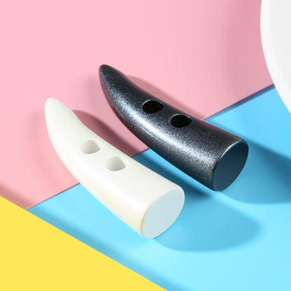 3275★  Pearlescent resin horns, horns, tips, buttons, coat, cashmere wool jacket, buttons, sweater, high-end clothes buttons