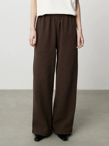 [Oferta por tiempo limitado] Conjunto de dos piezas de suéter con capucha y pantalón informal para mujer + pantalón recto informal de pierna ancha 