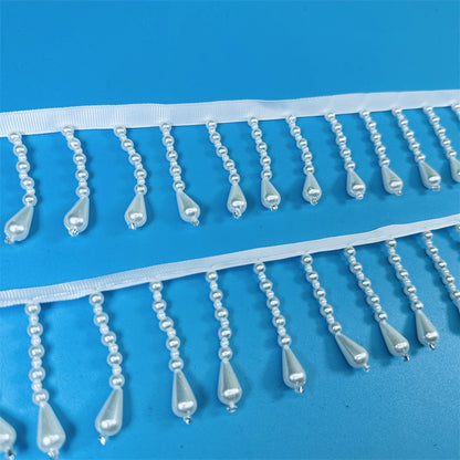 3732 DIY hecho a mano ropa con flecos iluminación cuentas colgantes zapatos y sombreros accesorios de cortina, accesorios de ropa de perlas encaje