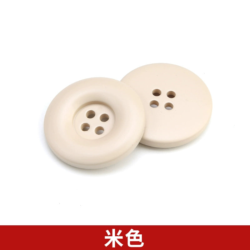 3312★  High-end exquisite resin buttons fashion woolen coat coat trench coat four-eye buttons clothes west decorative buttons