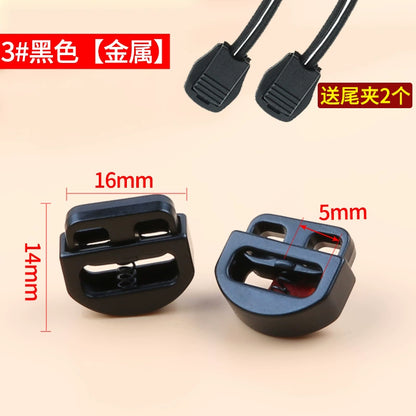 3535★ Botón de hebilla de resorte de metal para pantalones, hebilla de ajuste de banda elástica, cuerda de tope, botón de nariz de cerdo, botón de cierre de pie para pantalones de suéter