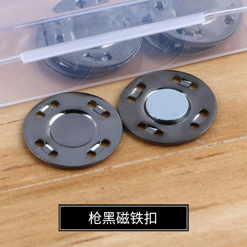 3473★ Hebilla magnética de metal Hebilla magnética Bolso con botón magnético fuerte sin costuras Hebilla de succión Abrigo Botón oculto Accesorios de billetera