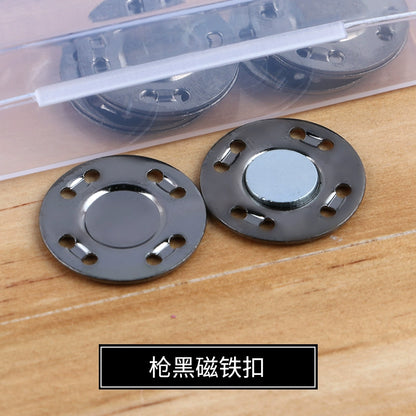 3473★ Hebilla magnética de metal Hebilla magnética Bolso con botón magnético fuerte sin costuras Hebilla de succión Abrigo Botón oculto Accesorios de billetera