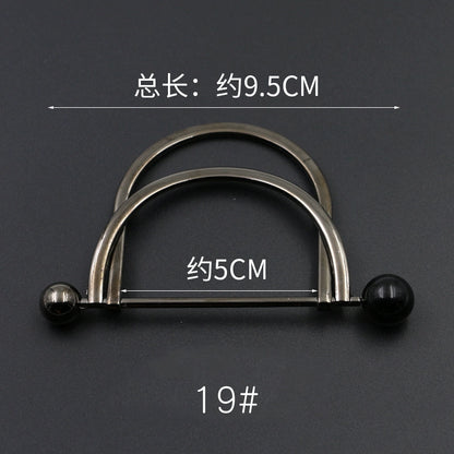 3529★ Versión coreana de moda con hebilla de anillo de metal, hebilla de alfiler de perla, abrigo, chaqueta, suéter, bufanda, accesorios, hebilla decorativa, hebilla de cinturón