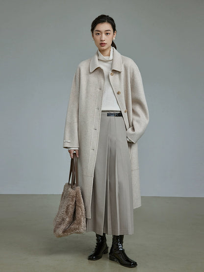 [Oferta especial por tiempo limitado] Falda plisada de cuadros finos y sencilla de otoño para mujer, diseño con sentido del estilo universitario, falda de cintura alta en forma de A 