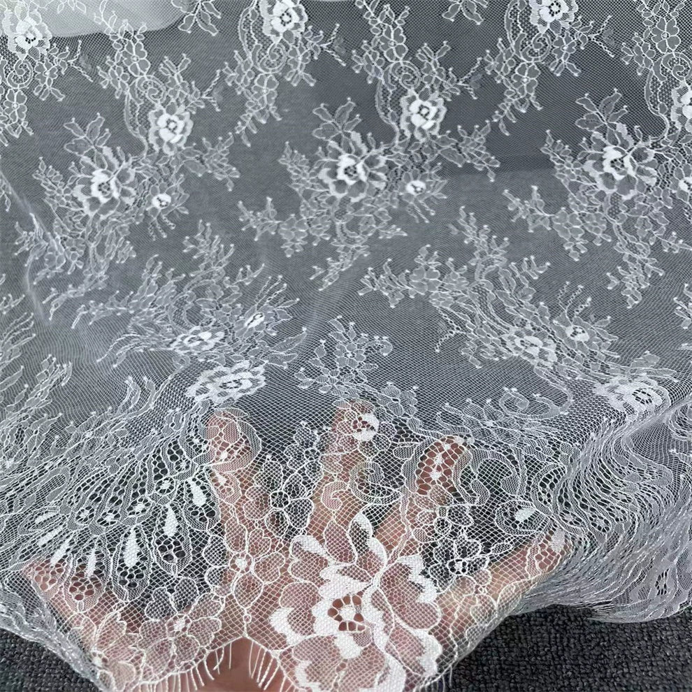 3748 Precio de tres metros de ancho 1,5 metros de encaje accesorios de encaje, ropa de bricolaje hecha a mano cortinas de boda telas de decoración de boda