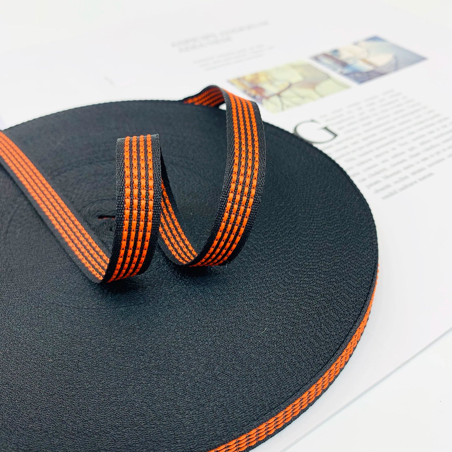 Cinta de punto de salto de 1 cm con rayas de color, cinta de ribete para ropa, cinta de prensado para bordes, cinta de jacquard, accesorios para ropa