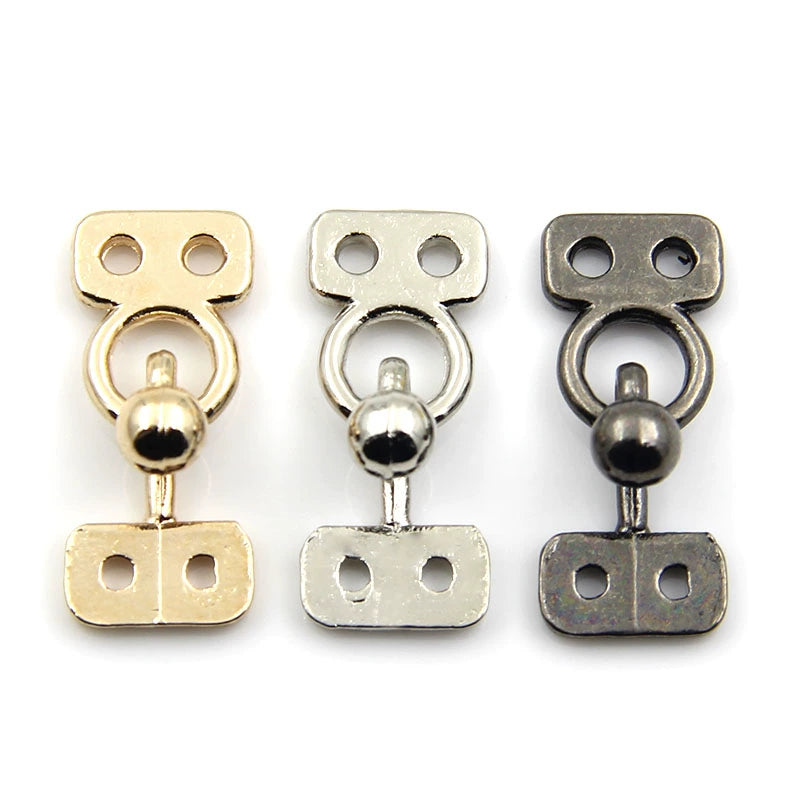 3515★ Botón de estilo metálico, botón de abrigo de visón, botón de cuello con gancho, botón oculto invisible, botón de cuello con gancho, botón de piel, botón