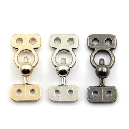 3515★ Botón de estilo metálico, botón de abrigo de visón, botón de cuello con gancho, botón oculto invisible, botón de cuello con gancho, botón de piel, botón