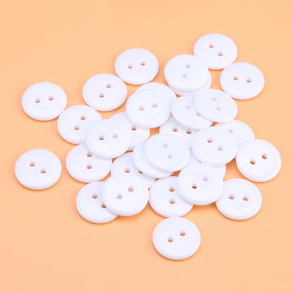 3495★ Botones Especiales Resina Transparente Dos Ojos Cuatro Ojos Botón de Pan Botón de Camisa Botón de Camisa de Primavera y Verano Botón de Suéter de Chaqueta