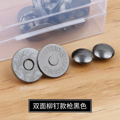 3473★ Hebilla magnética de metal Hebilla magnética Bolso con botón magnético fuerte sin costuras Hebilla de succión Abrigo Botón oculto Accesorios de billetera