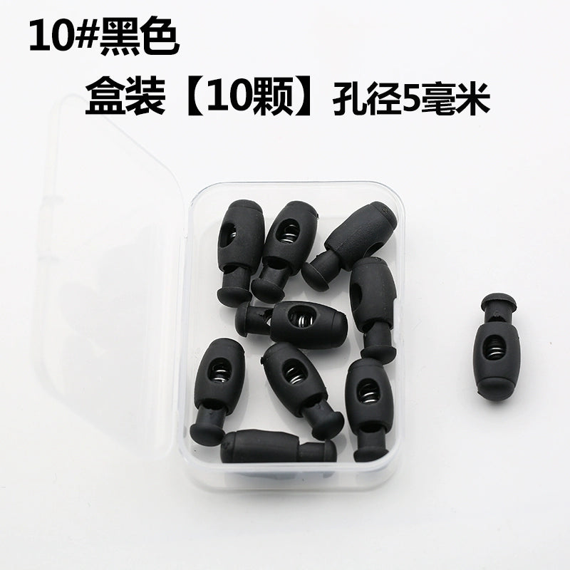 3534★ Nueva hebilla de ajuste de campana colgante de plástico, hebilla de resorte, hebilla de ajuste elástico, hebilla de cuerda, hebilla de cuerda pasante, hebilla de nariz de cerdo, chaqueta de plumas