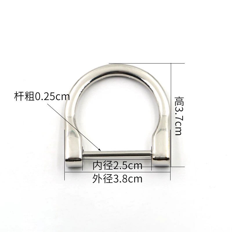 3518★ Botones para bolsos de mujer, accesorios para bolsos, tornillos, herrajes, hebillas metálicas DIY, tornillos, botones D, botones de ajuste, botones de herradura