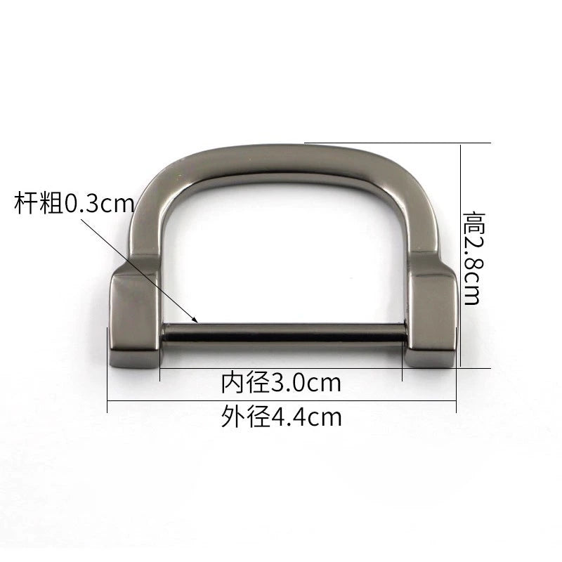 3518★ Botones para bolsos de mujer, accesorios para bolsos, tornillos, herrajes, hebillas metálicas DIY, tornillos, botones D, botones de ajuste, botones de herradura