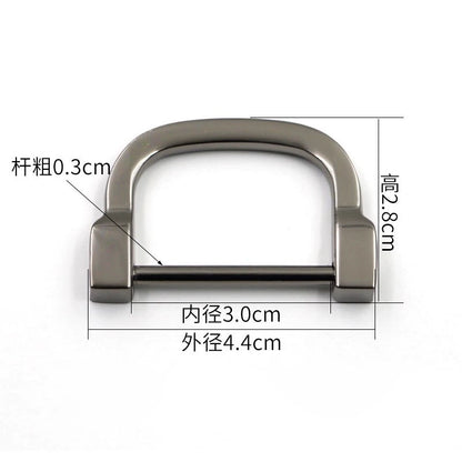 3518★ Botones para bolsos de mujer, accesorios para bolsos, tornillos, herrajes, hebillas metálicas DIY, tornillos, botones D, botones de ajuste, botones de herradura