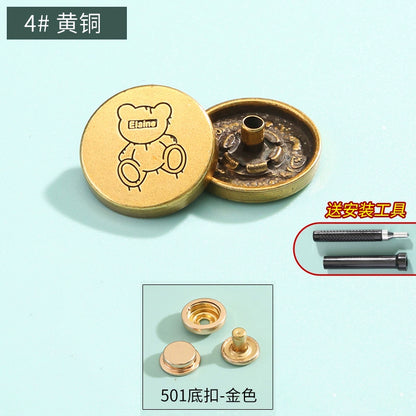 3410★ Boutons pression haut de gamme sans couture pour vêtements pour femmes, boutons mère et enfant, boutons quatre en un, boutons de doudoune, boutons boutons, boutons cachés invisibles.