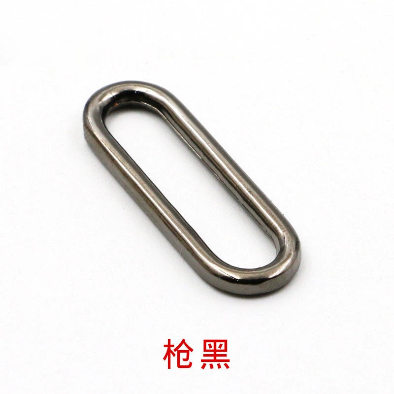 3519★ Hebilla de cinturón de metal con botón dorado ovalado para gabardina de mujer, botón de abrigo, botón de ajuste para bolso de zapato