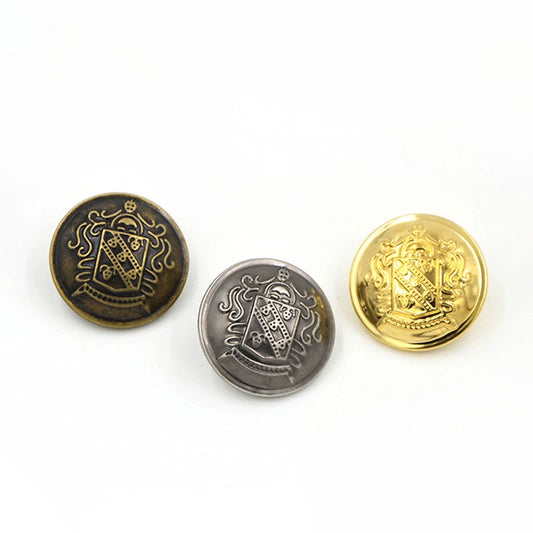 3250★  Round clothing metal buttons retro copper buttons men's suit buttons women's cardigan buttons clothes sweater buttons