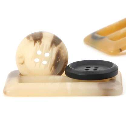 3530★ Gabardina con botones de cintura de alta gama, chaqueta con botones, puños de traje, abrigo de tercera marcha, botón de sol, botón de ajuste de cinturón