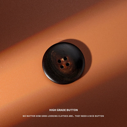 3287★  Natural horn button top jacket four-eye round button suit coat decorative accessories clothing accessories buttons