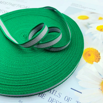 Cinta de jacquard intercolor de rayas de 1 cm, cinta de colores, tira de ribete, tira de prensado para dobladillos de ropa, accesorios de ropa