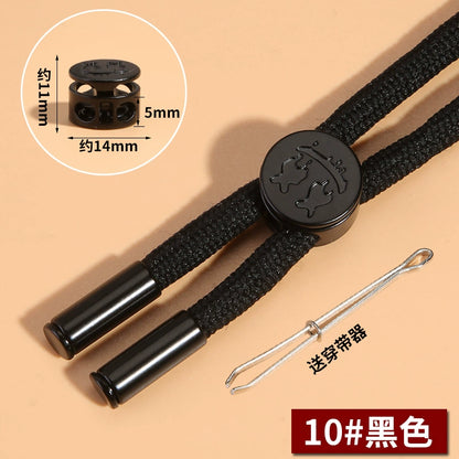 3540★ Cinturón de pantalones casuales gratis, cuerda, pantalones deportivos, hebilla de ajuste, hebilla de resorte fija, campana, pantalones, accesorios, artefacto