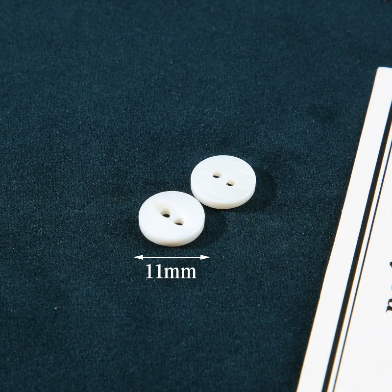 3341★  Shell shirt buttons high-end women's clothes cardigan shirt round buttons versatile children's baby buttons men