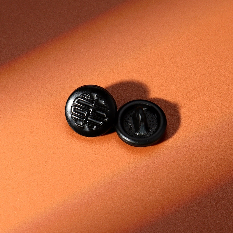 3406★  Black metal shirt buttons women's clothes exquisite round buttons versatile shirt cuffs neckline high-end buttons men