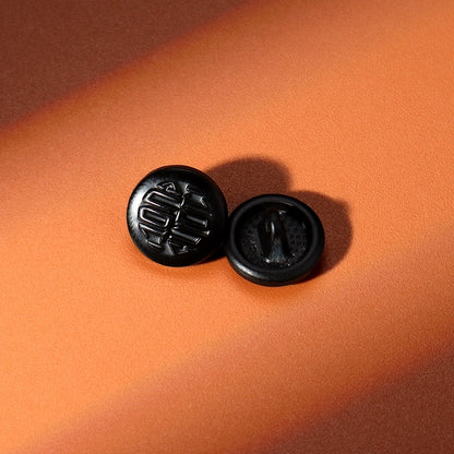 3406★  Black metal shirt buttons women's clothes exquisite round buttons versatile shirt cuffs neckline high-end buttons men