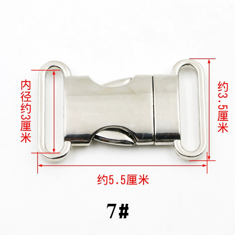 3526★ Hebilla de mochila con cierre de equipaje Hebilla de ajuste de bolsa Hebilla de herraje de metal Hebilla de accesorios para bolsa de cintura Hebilla de mochila