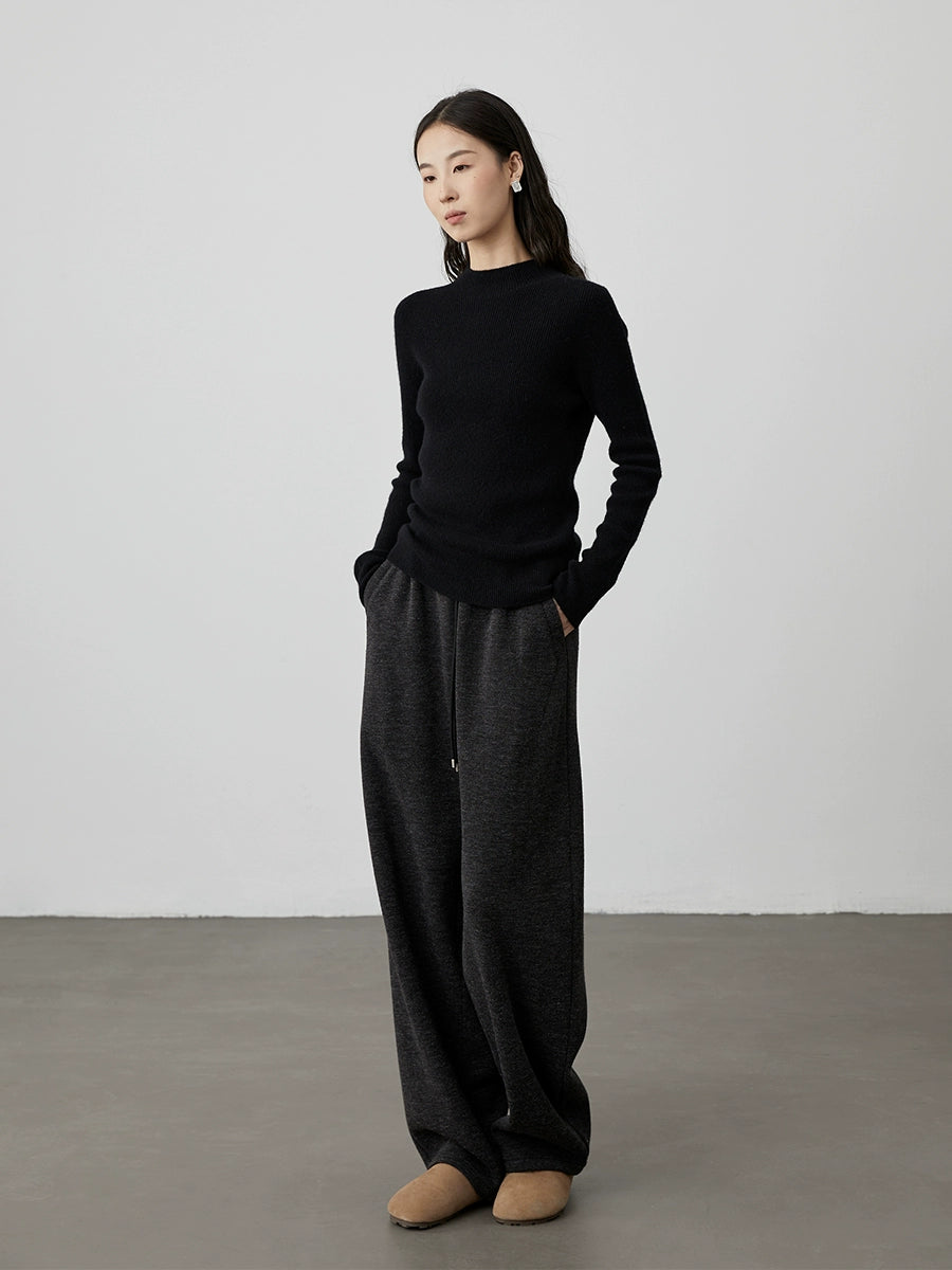 [Seamless series/turtleneck wool bottoming shirt] CAREMIND premium pure cashmere comfortable top autumn and winter
